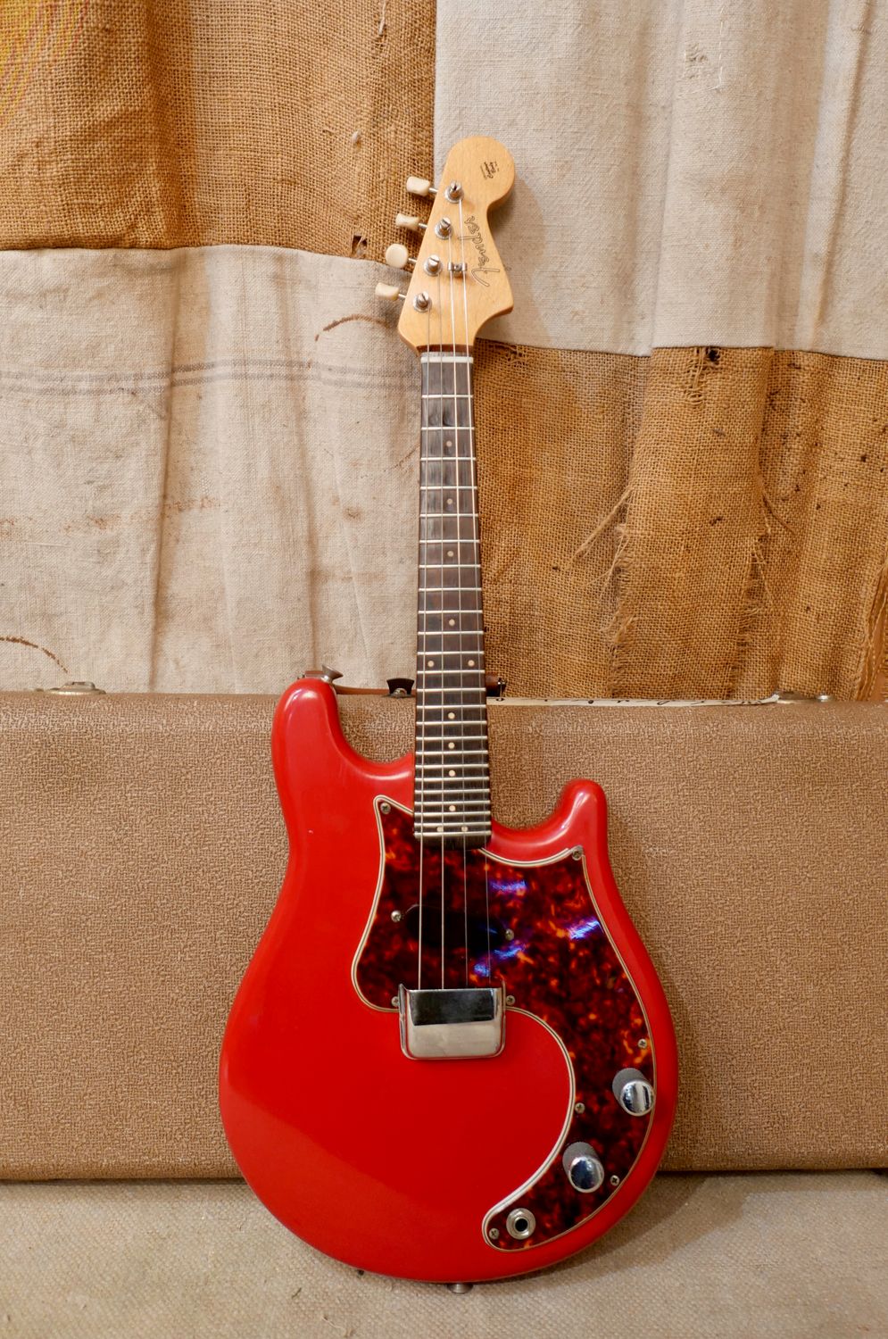 1963 Fender Mandocaster Red Refin