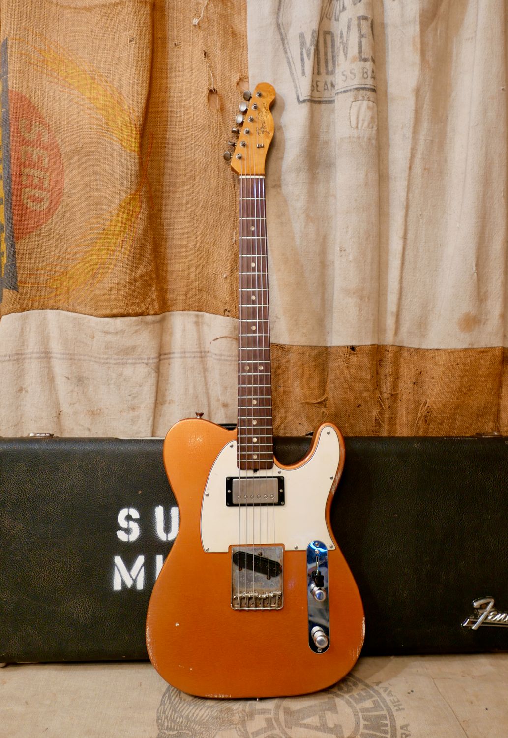 1966 Fender Telecaster Burnt Candy Apple Red