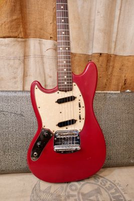 1966 Fender Mustang Red Lefty Left Handed