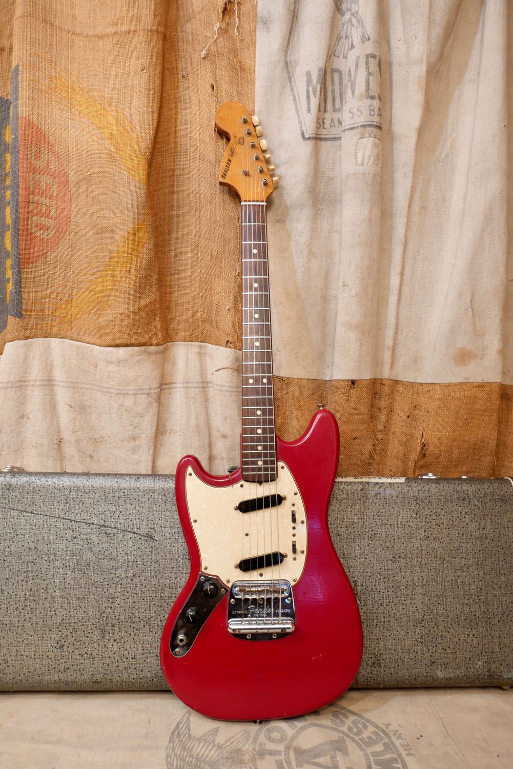 1966 Fender Mustang Red Lefty Left Handed