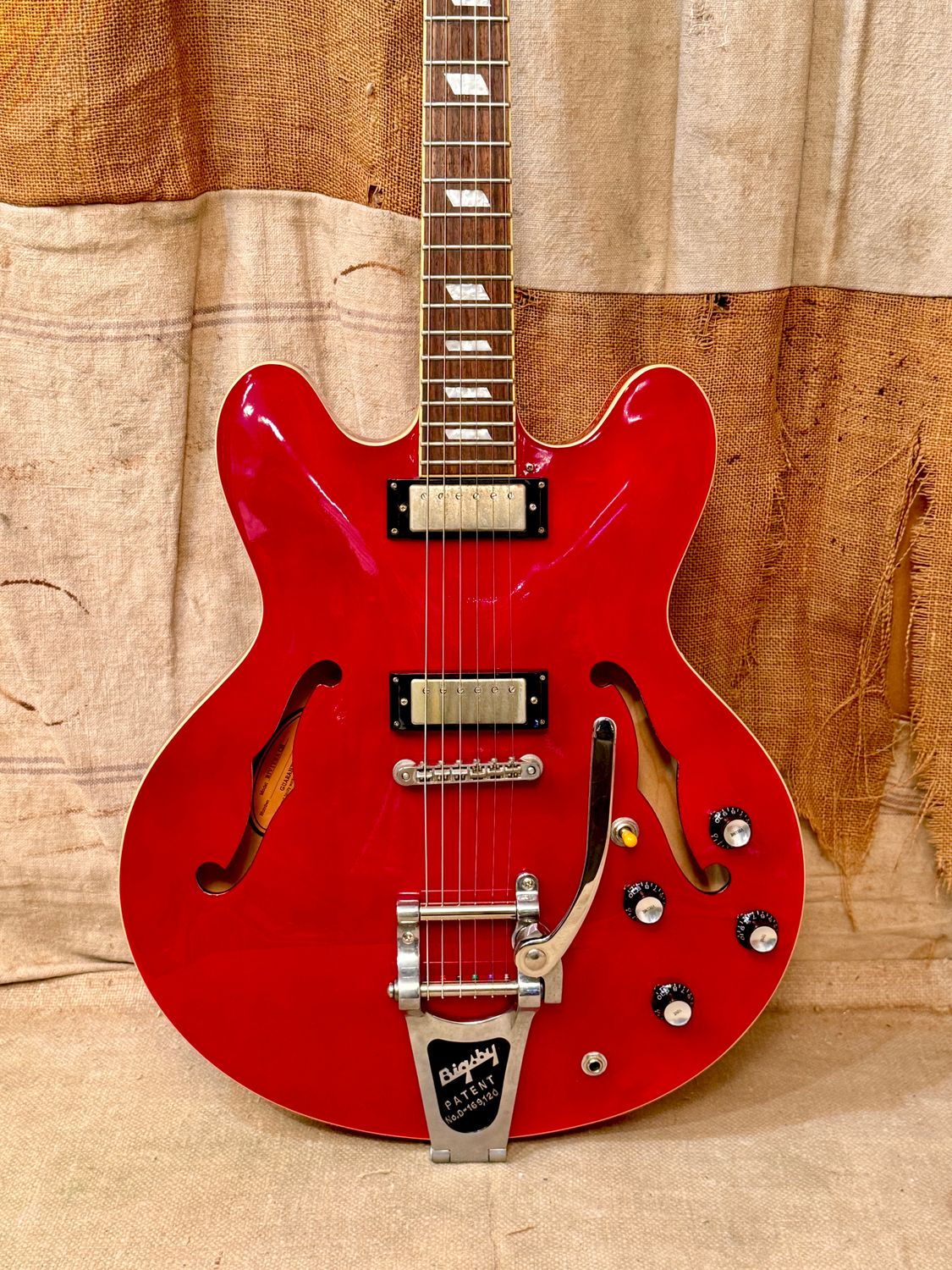 2006 Epiphone Riviera Cherry Bigsby MIK