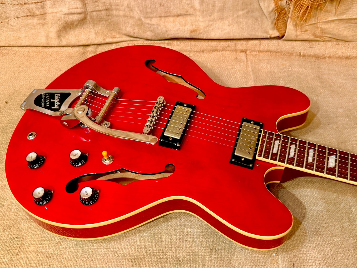 2006 Epiphone Riviera Cherry Bigsby MIK