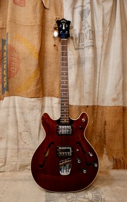 1973 Guild Starfire II Semi Hollowbody Bass Guitar