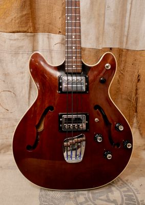1973 Guild Starfire II Semi Hollowbody Bass Guitar