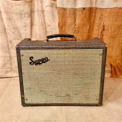 1961 Supro-Valco 1616t Tube Amplifier Grey
