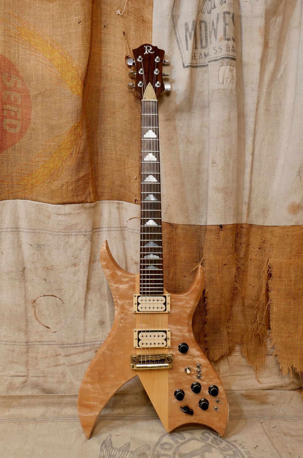 1985 B.C. Rich Bich Natural Maple BC Rich