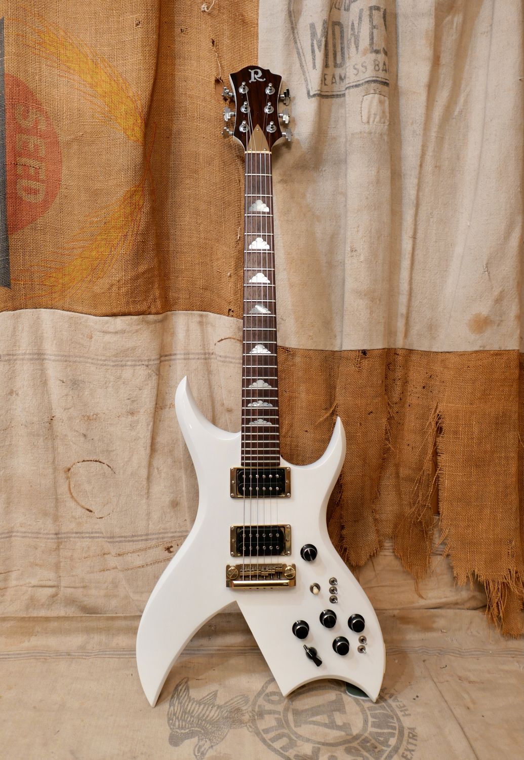 1981 B.C. Rich Bich Pearl White BC Rich