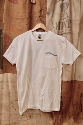 Southside Guitars T Shirt - White Pocket 