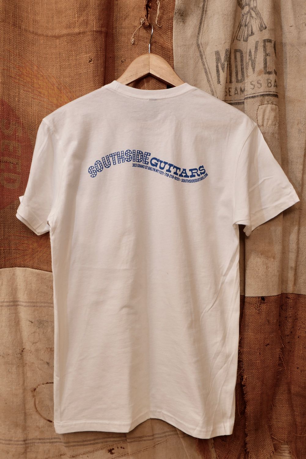 Southside Guitars T Shirt - White Pocket 