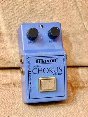 1979 Maxon Ibanez CS-505 Insta-Chorus Blue