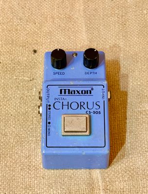 1979 Maxon Ibanez CS-505 Insta-Chorus Blue