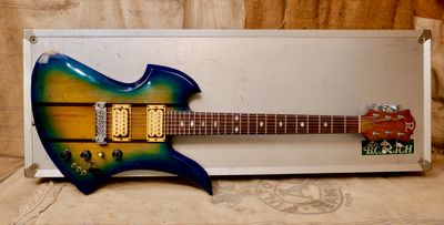 1981 B.C. Rich Mockingbird Blue Sunburst