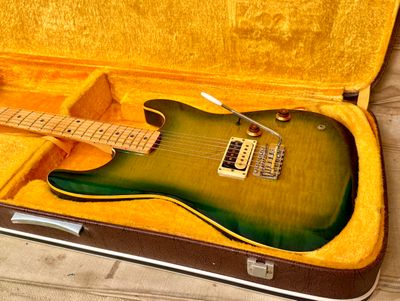 Tokai_Custom Edition. ピックアップ換装済 1981 Tokai VS-60 Springy Sound MIJ Greenburst