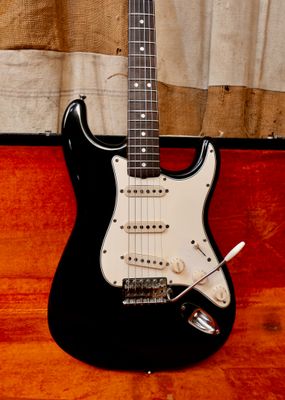1966 Fender Stratocaster Black Refin