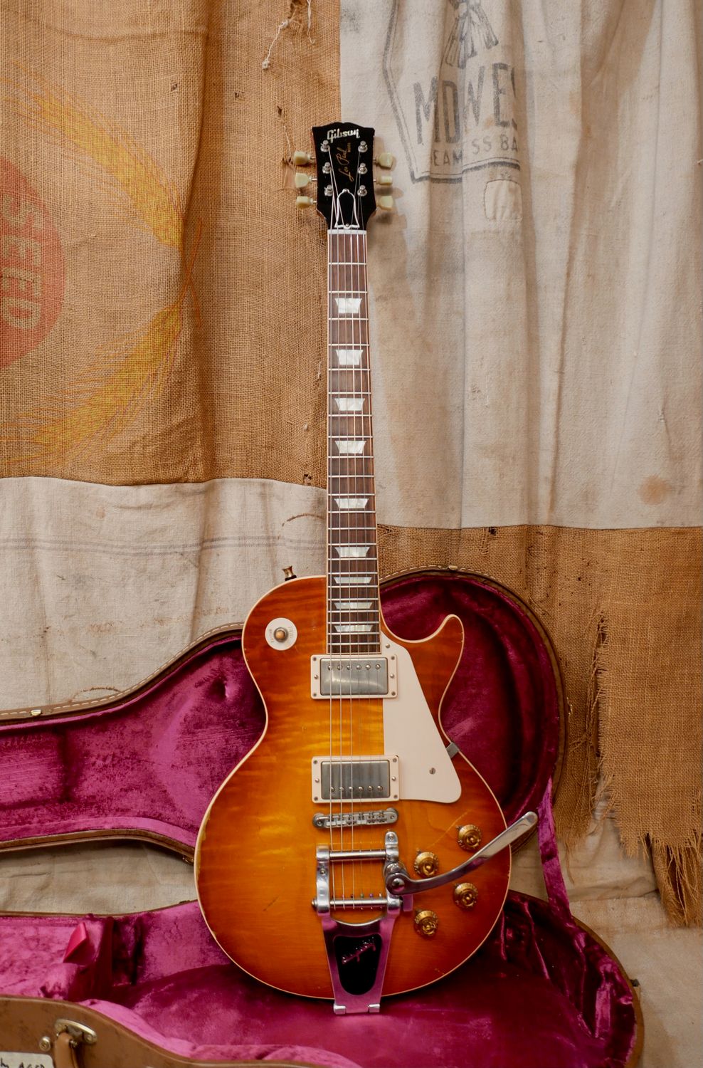 Gibson Les Paul Standard R9 Murphy Aged Joe Satriani Collection 2012 - Cherry Sunburst (c)