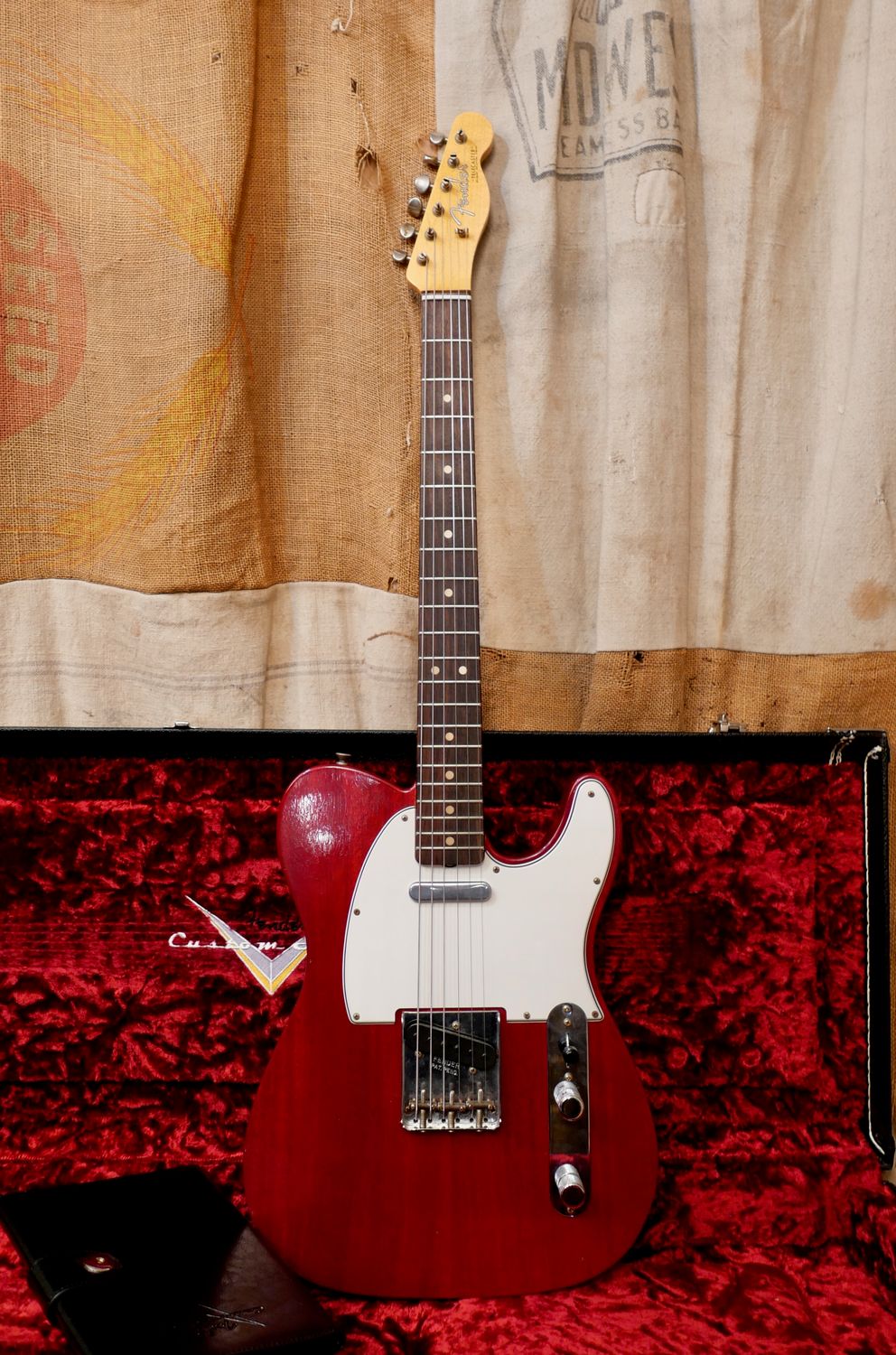 2020 Fender Custom Shop '63 Telecaster Journeyman Mahogany Crimson Red