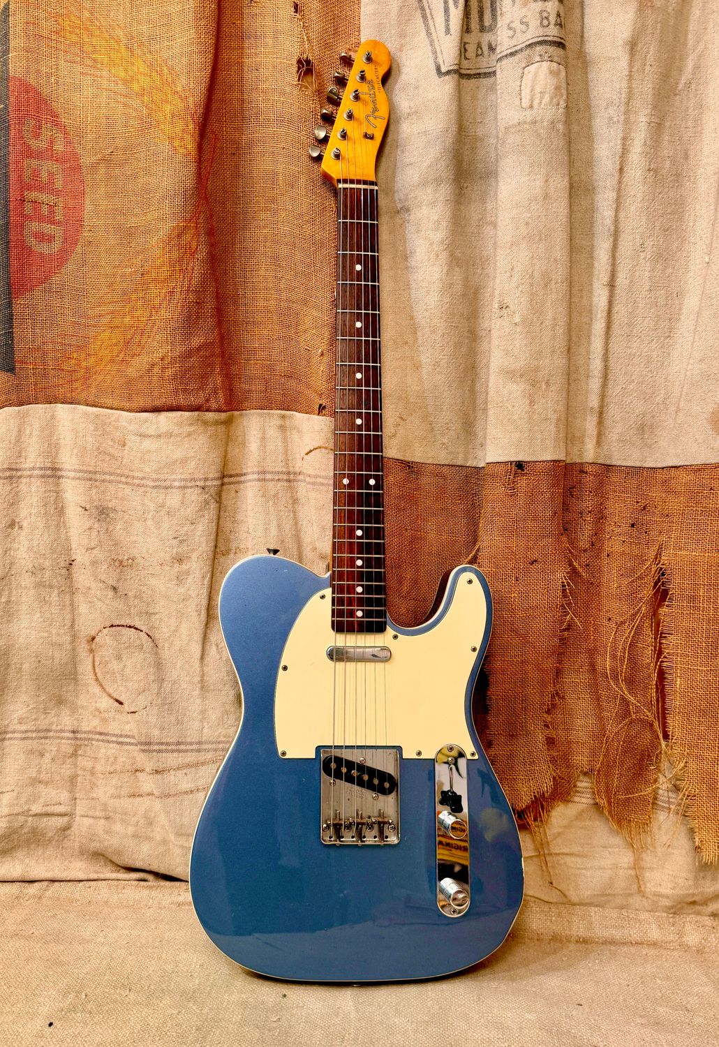2008 Fender MIJ '62 RI Telecaster Custom Ice Blue Metallic