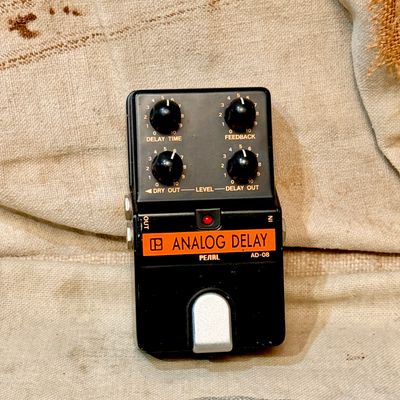 1980s Pearl AD-08 Analog Delay Black