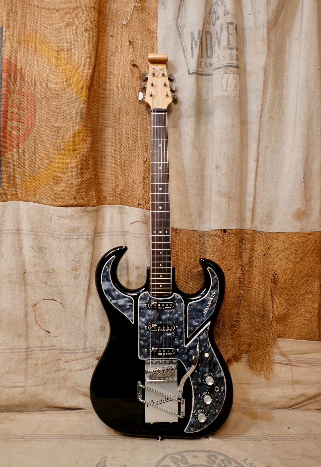 1960's Baldwin Burns Bison Rezo-o-tube Black