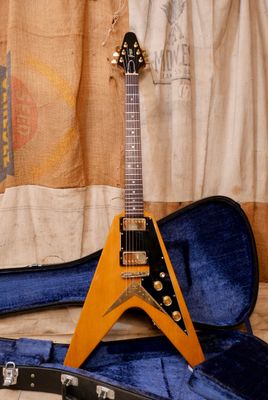 1977 Greco Flying V Natural FV-900