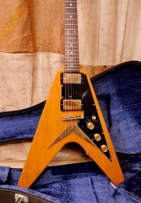 1977 Greco Flying V Natural FV-900