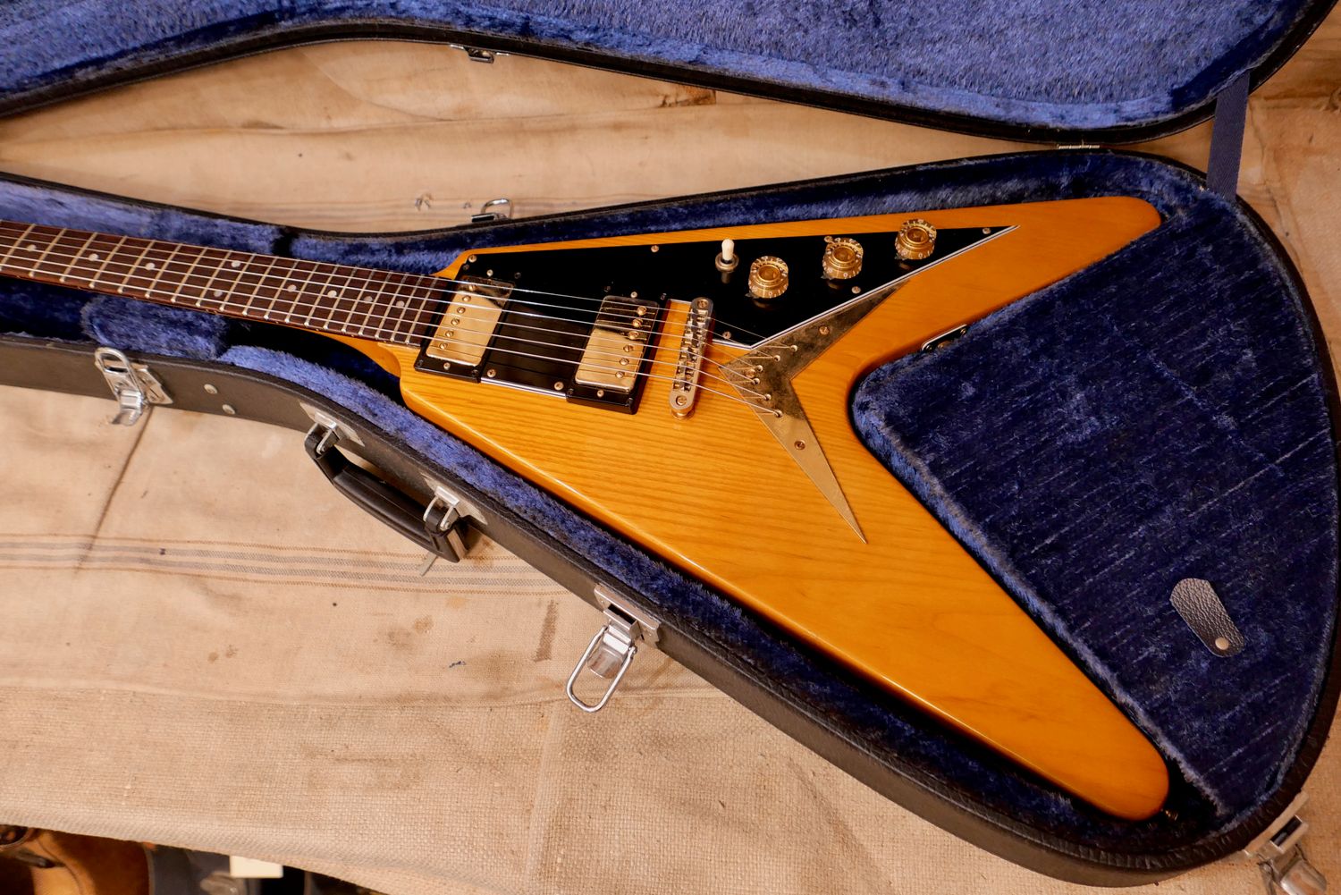 1977 Greco Flying V Natural FV-900