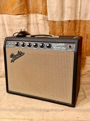 1967 Fender Princeton Reverb Black Panel