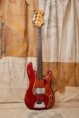 1960 Fender Precision Bass Red Refin