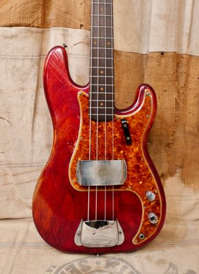 1960 Fender Precision Bass Red Refin