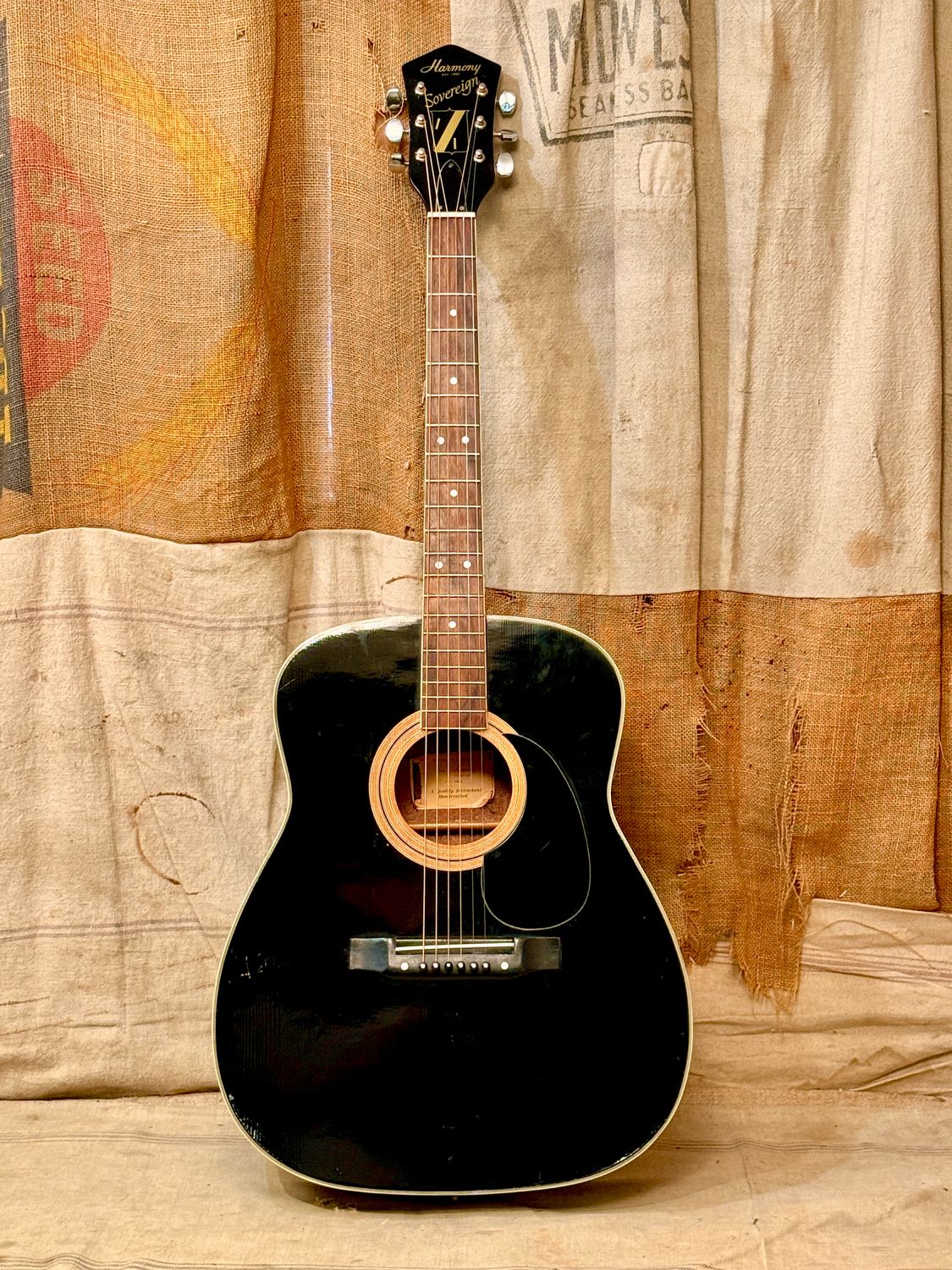 1970 Harmony Sovereign H-6162 Black