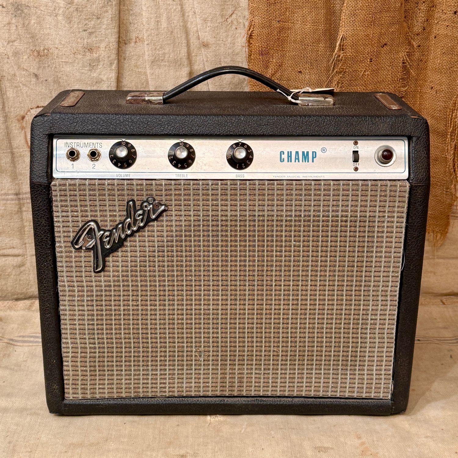 1978 Fender Champ Silver Panel (Changed Speaker)
