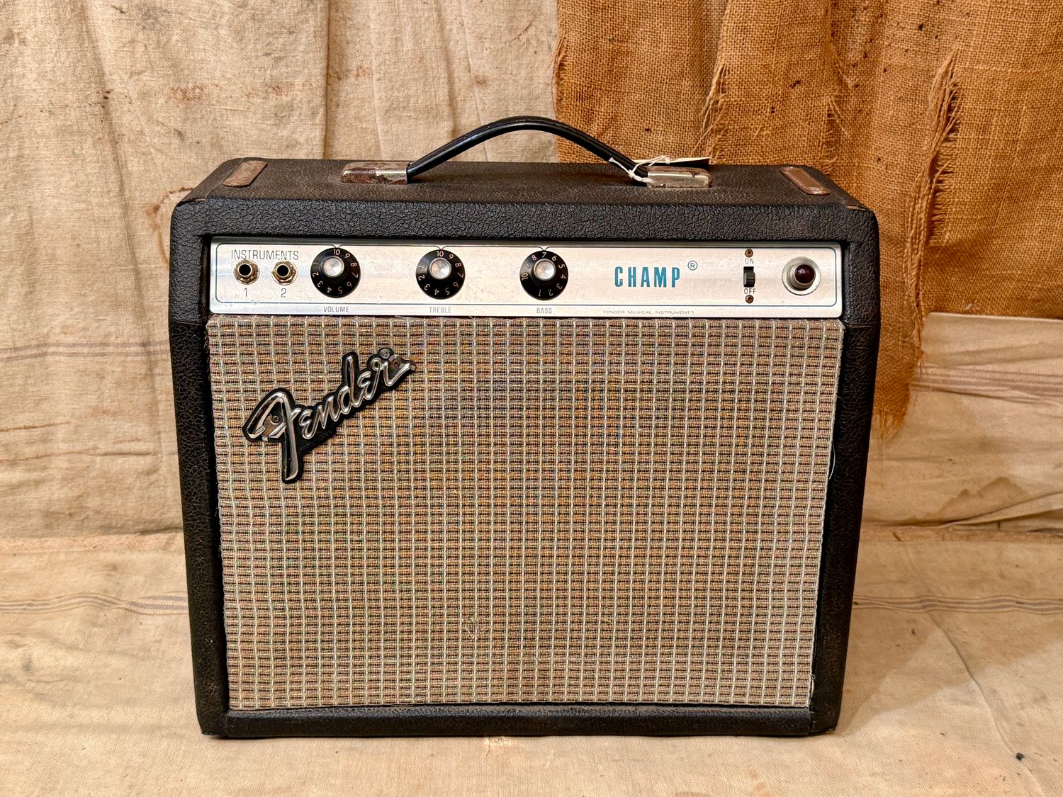 1978 Fender Champ Silver Panel (Changed Speaker)