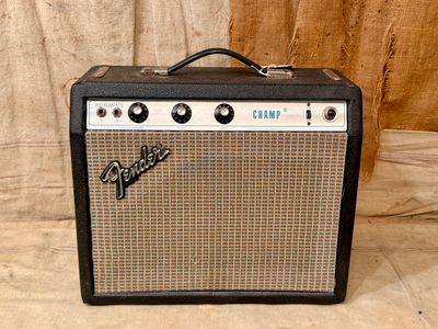 1978 Fender Champ Silver Panel (Changed Speaker)