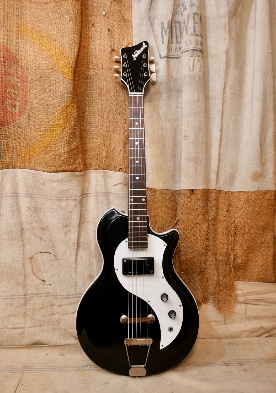 1965 National Varsity 66 Black Reso-Glass