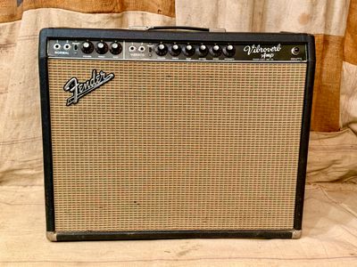 1964 Fender Vibroverb w/JBL Black Panel AA763