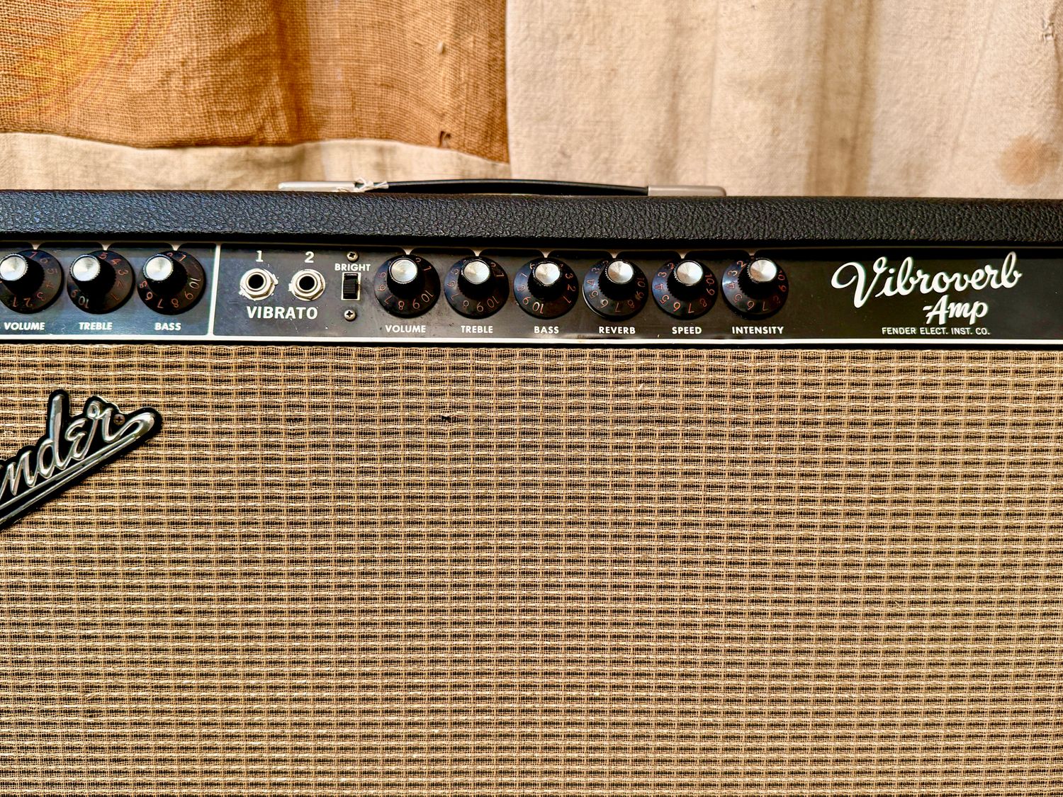 1964 Fender Vibroverb w/JBL Black Panel AA763