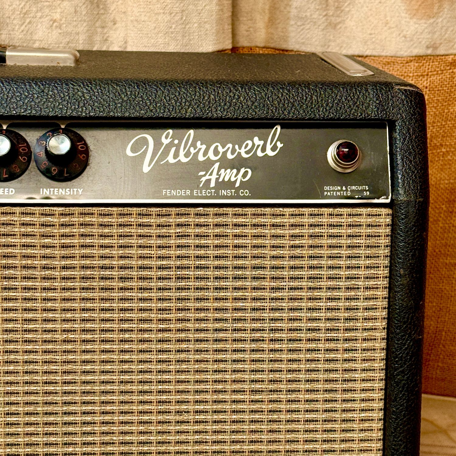 1964 Fender Vibroverb w/JBL Black Panel AA763
