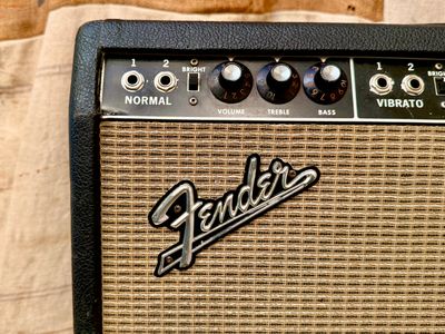 1964 Fender Vibroverb w/JBL Black Panel AA763