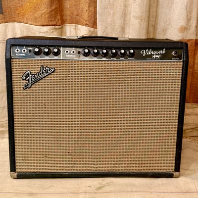 1964 Fender Vibroverb w/JBL Black Panel AA763