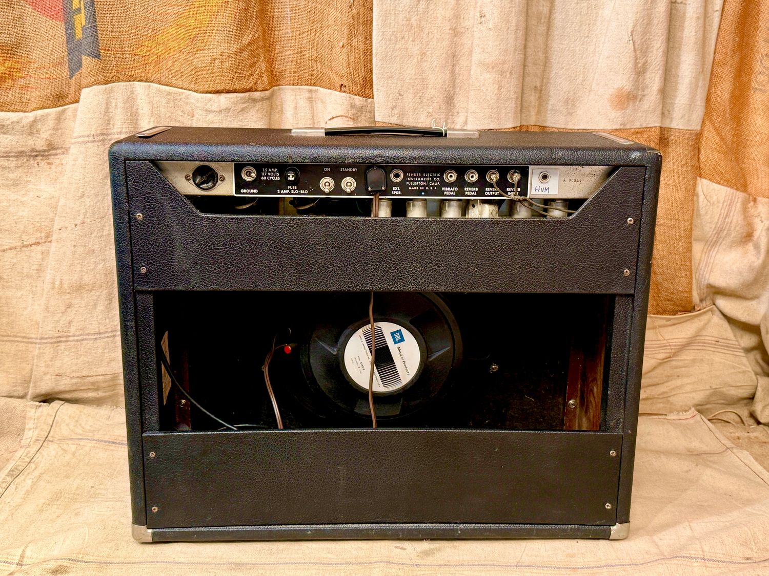 1964 Fender Vibroverb w/JBL Black Panel AA763