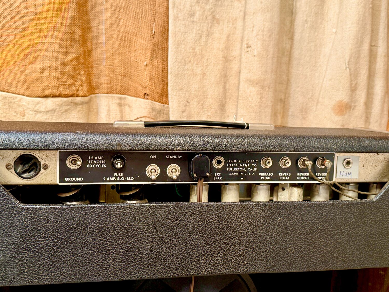 1964 Fender Vibroverb w/JBL Black Panel AA763