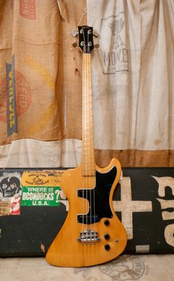 1977 Gibson RD Standard Bass Guitar Natural