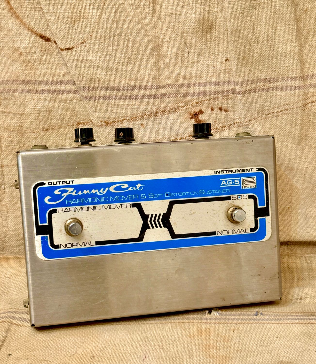1970's Roland Funny Cat Harmonic Mover Soft Distortion Sustainer 1973-1978