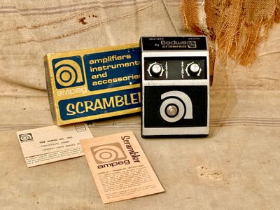 1969 Ampeg Scrambler Pedal SC-1 w/Box &amp; Paperwork