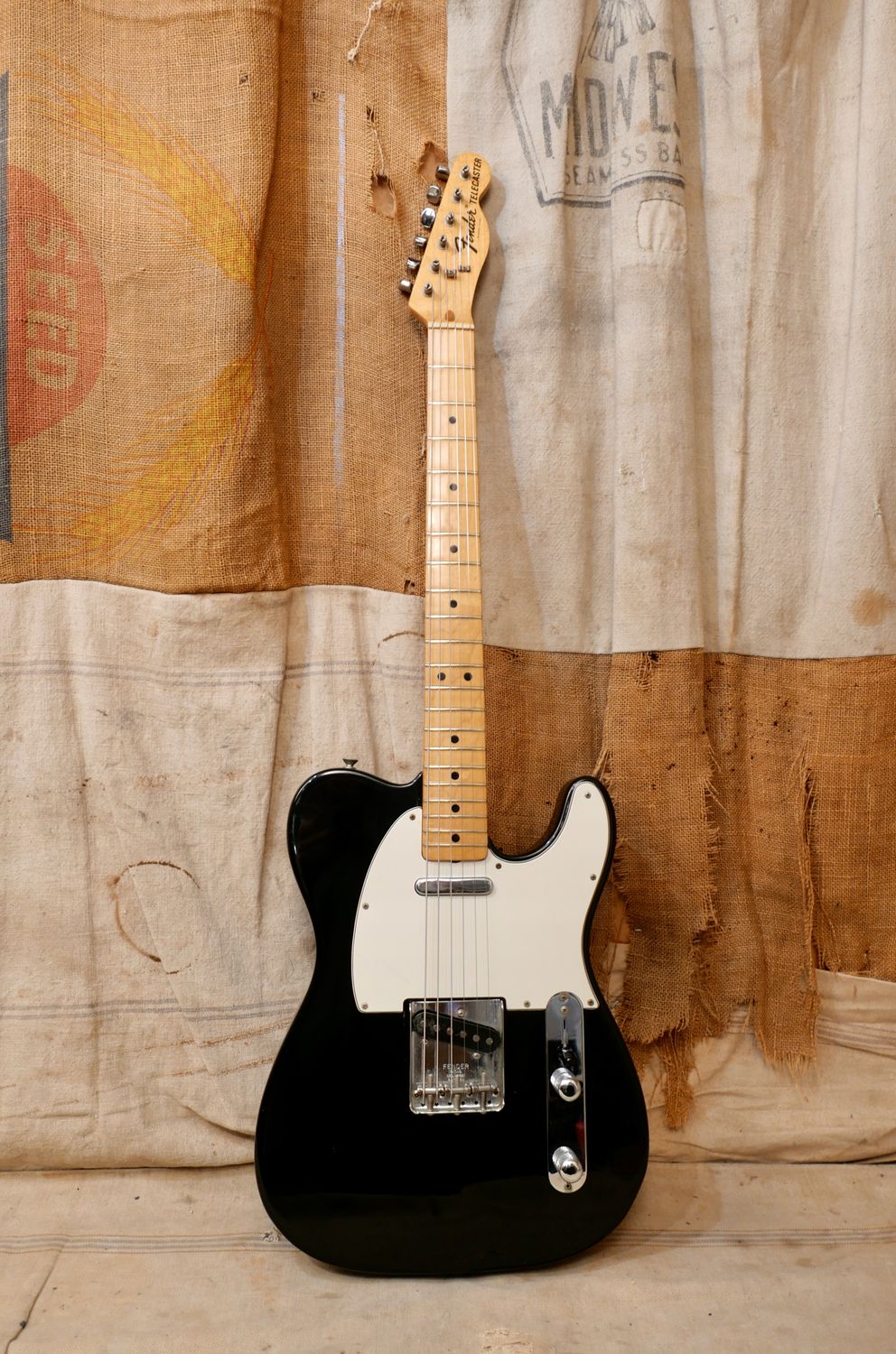 1975 Fender Telecaster Black Maple Board