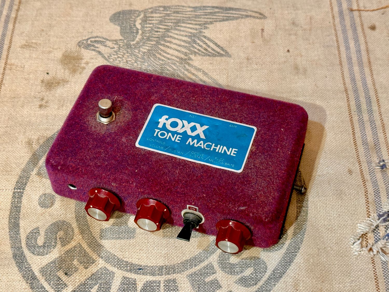 1970's Foxx Tone Machine Purple Velvet