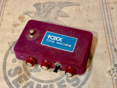 1970's Foxx Tone Machine Purple Velvet