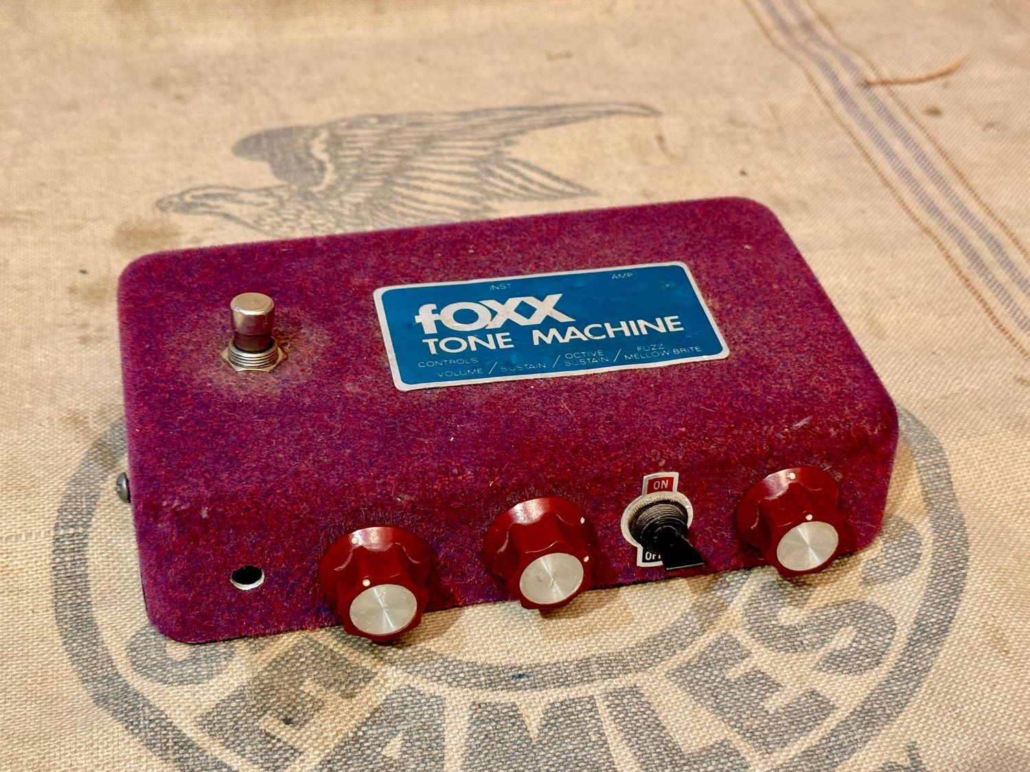 1970's Foxx Tone Machine Purple Velvet