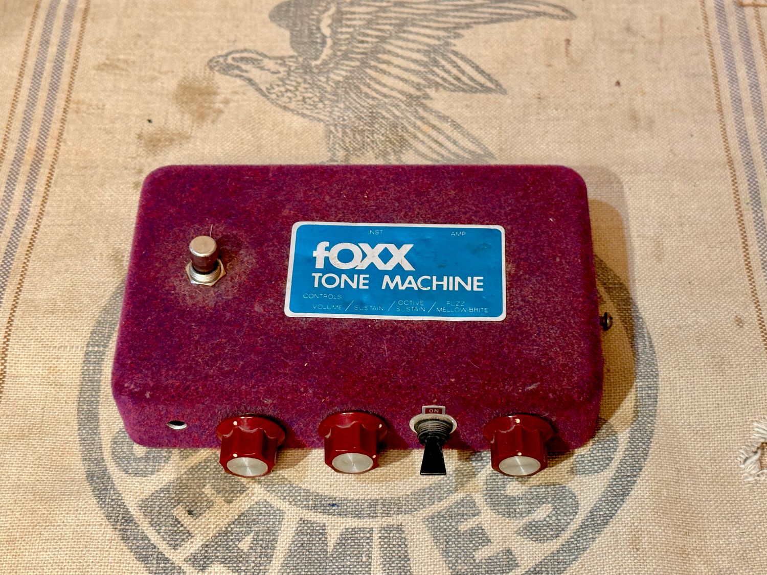 1970's Foxx Tone Machine Purple Velvet