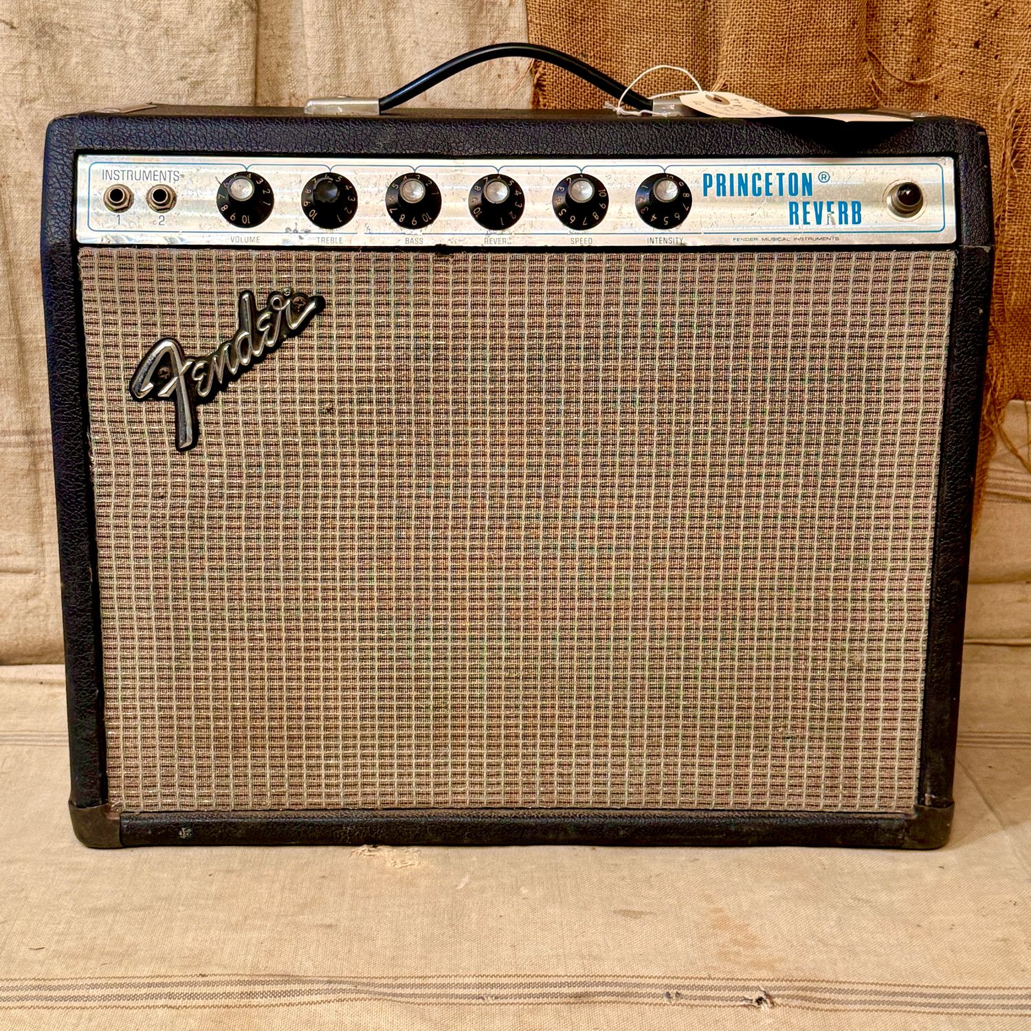 1976 Fender Princeton Reverb Silver Panel